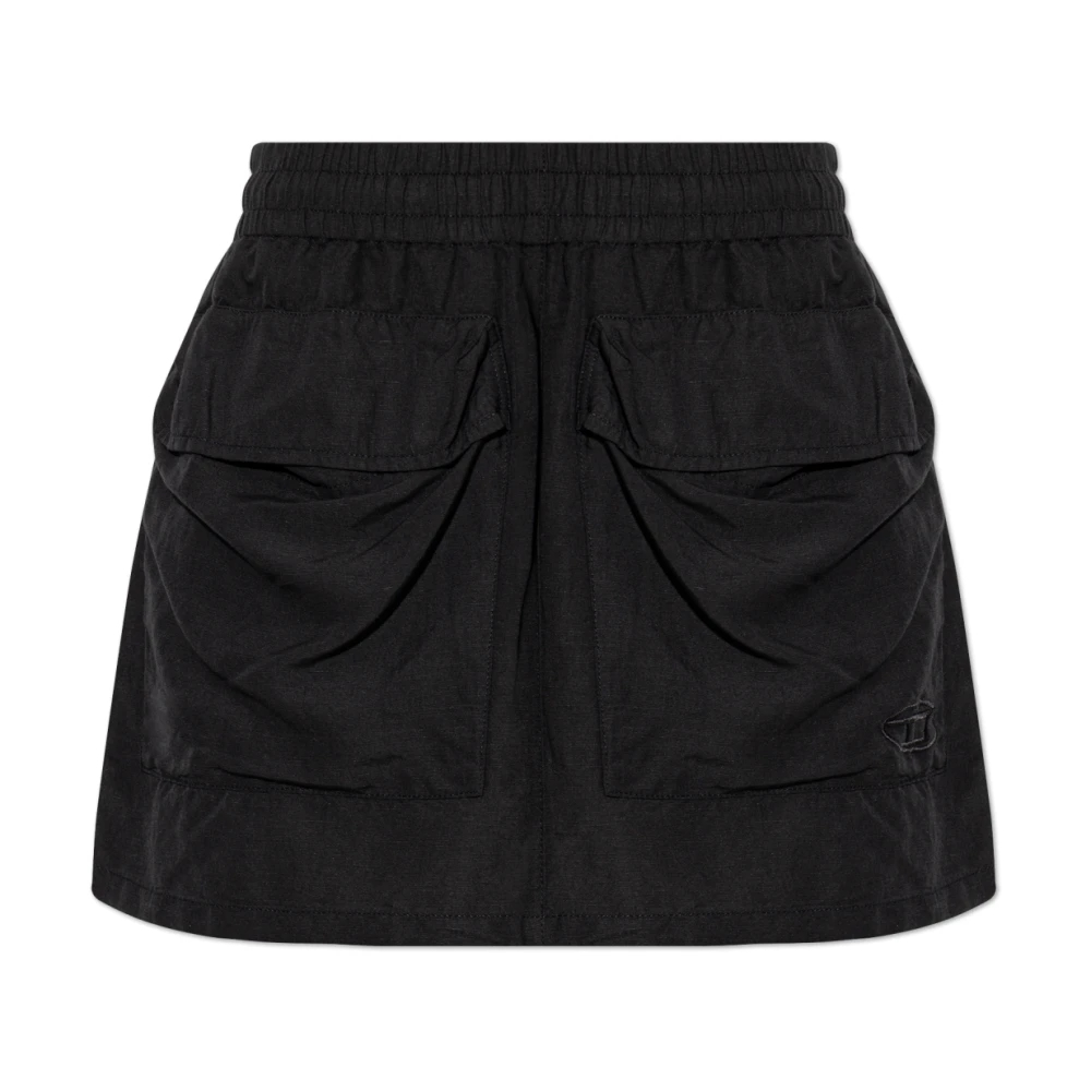 Diesel Damen Schwarz - O-Cean-S2 Skirt - Skirts - K -S