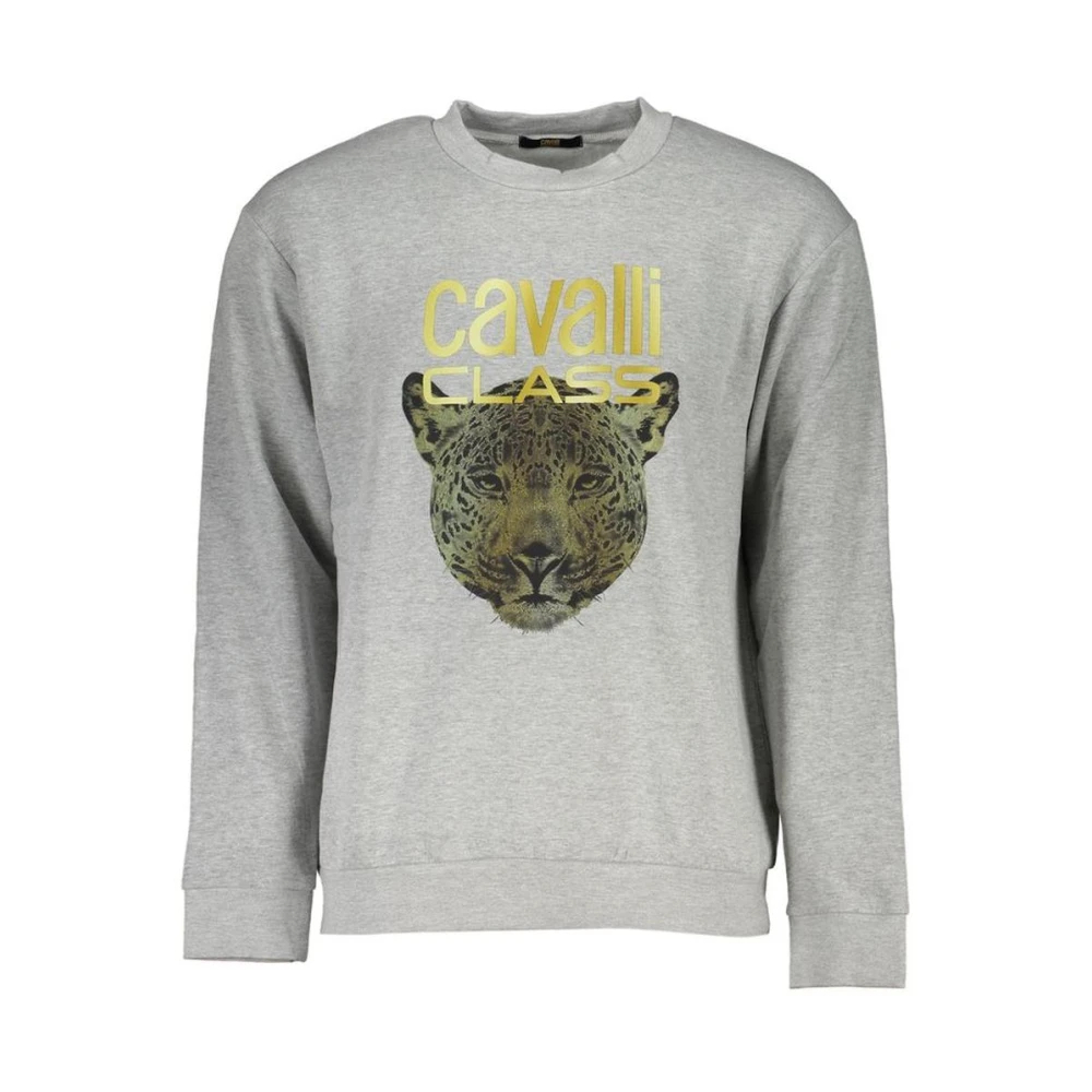 Cavalli Class , Herren, Sweatshirts & Hoodies, Grau, Xl - Bild 6