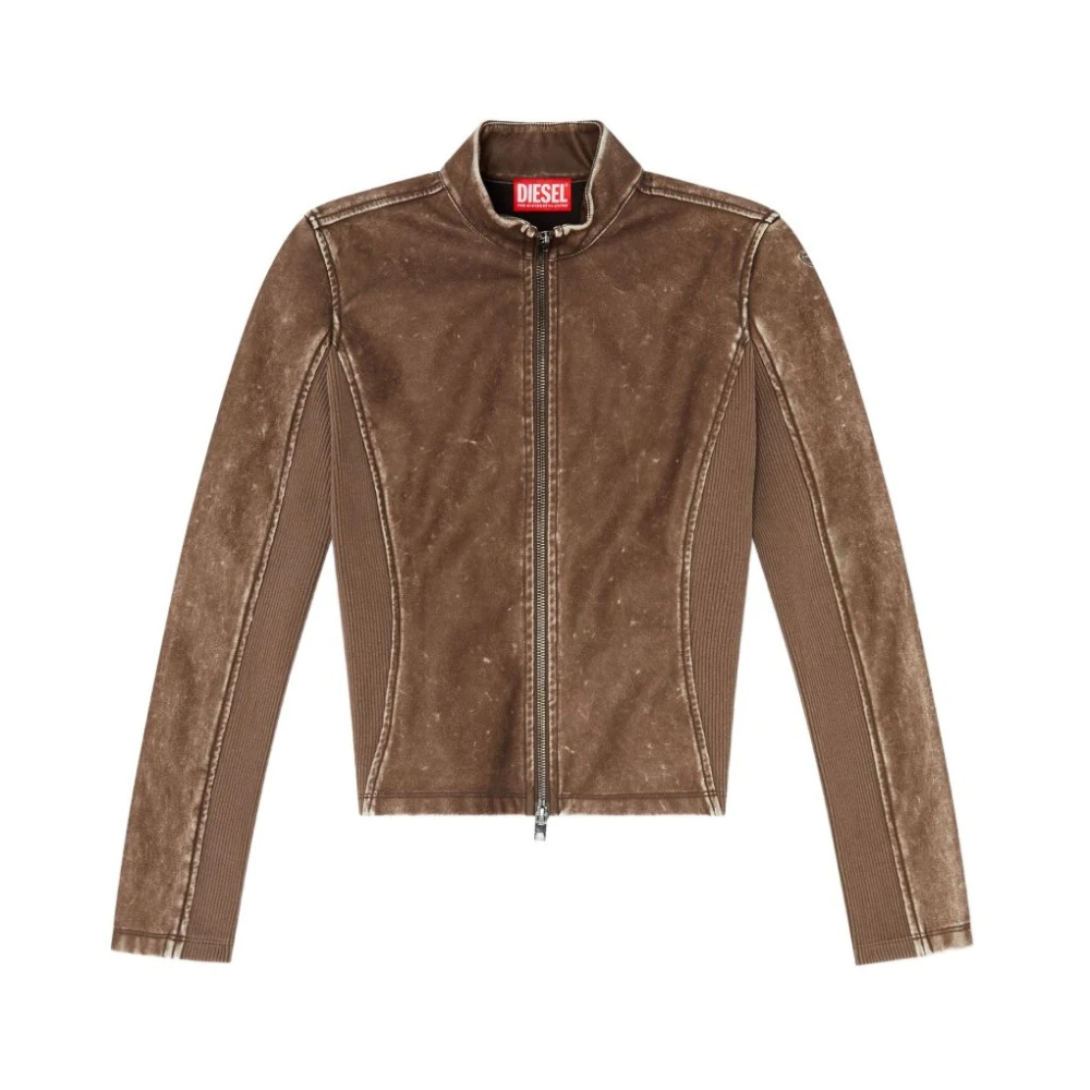 Diesel Damen Braun - T-Hunder Biker Jacket - Jackets - M