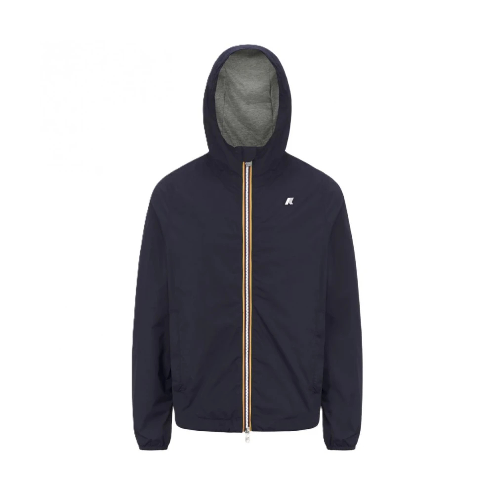 K-Way Herren Blau - Jack Stretch Nylon Jersey - Jackets - L