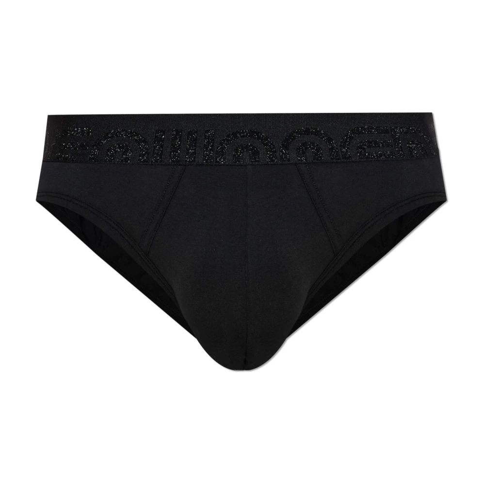 Dsquared2 Herren Schwarz - Slips Mit Logo - Underwear - K - S