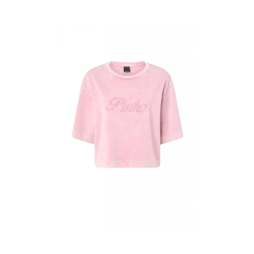 Pinko - Oberteile > T-Shirts - Tops - Damen - Rosa - M