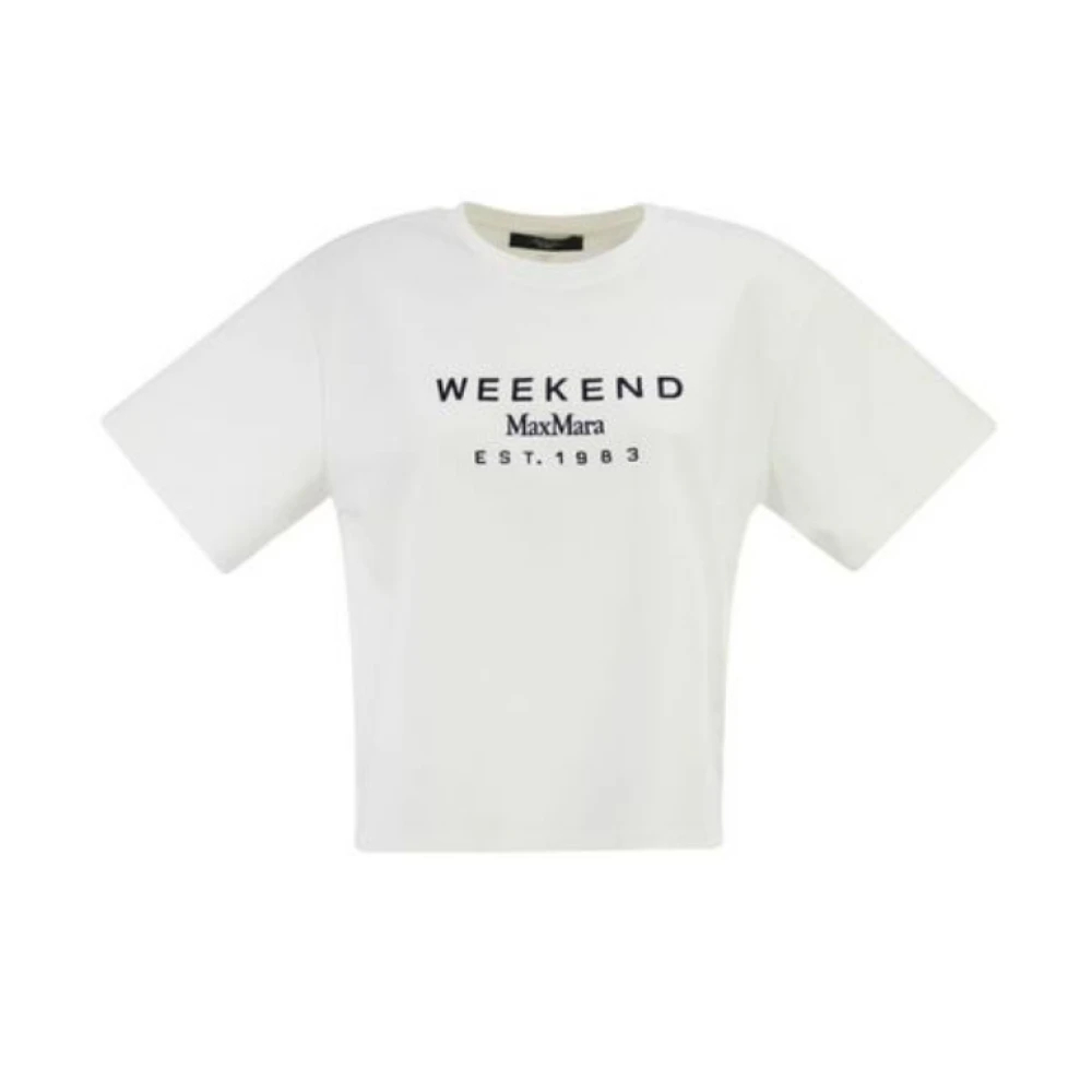 Weekend Max Mara - Sabato T-Shirt - Tops - Damen - Weiß - L