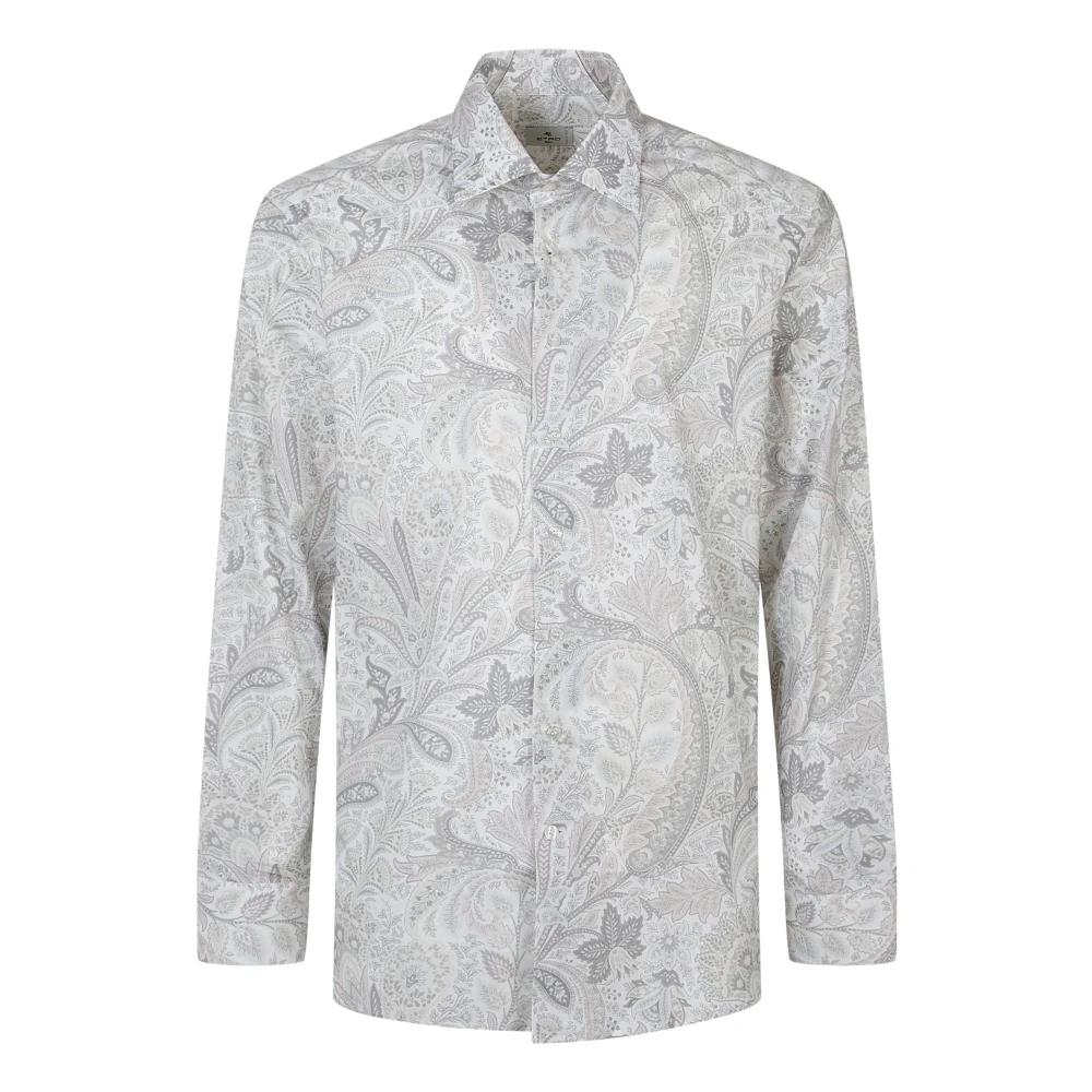 Etro Herren Grau - Roma Cotton Shirt - Shirts - L