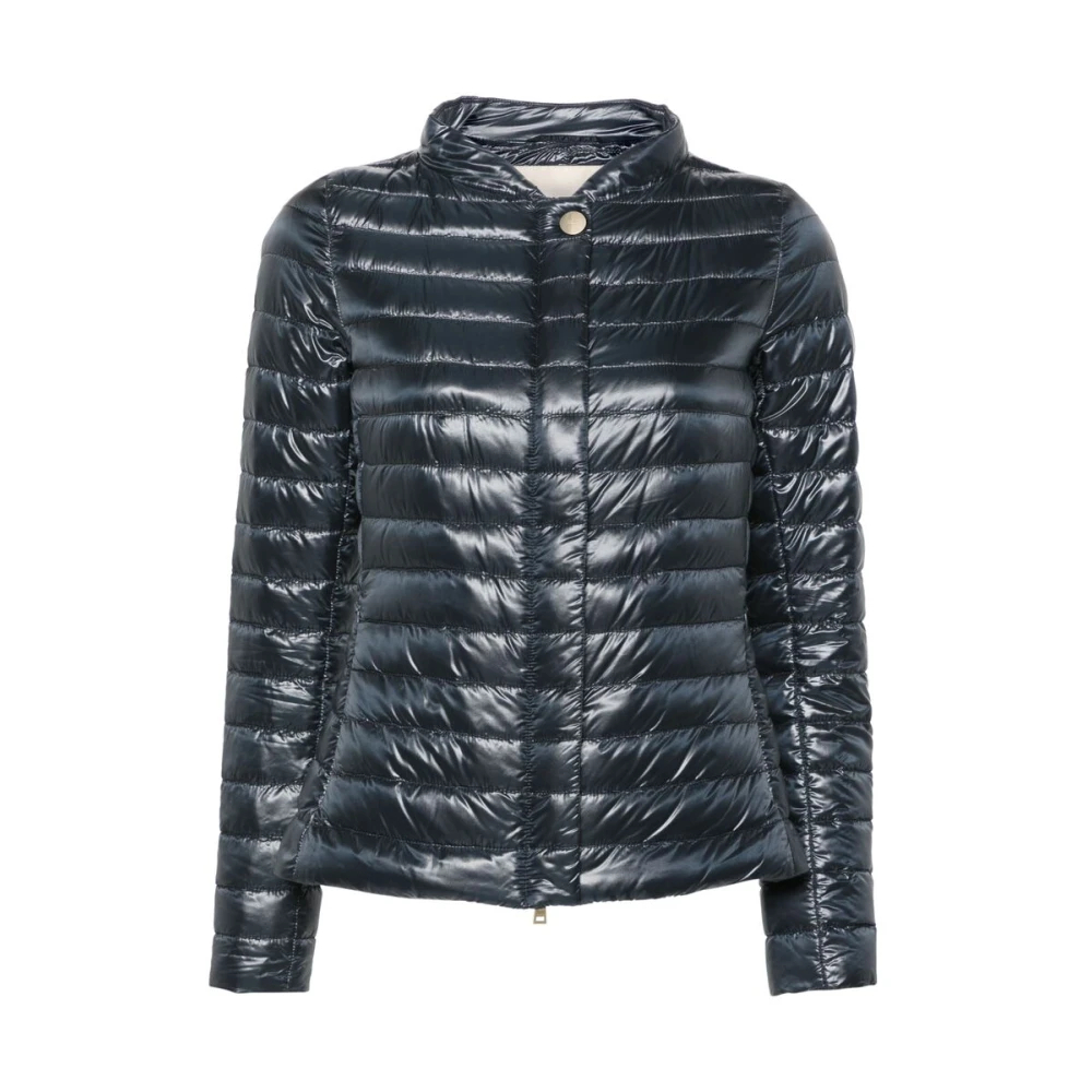 Herno Damen Blau - Marineblaue Gesteppte Steppjacke - Jackets - Xl