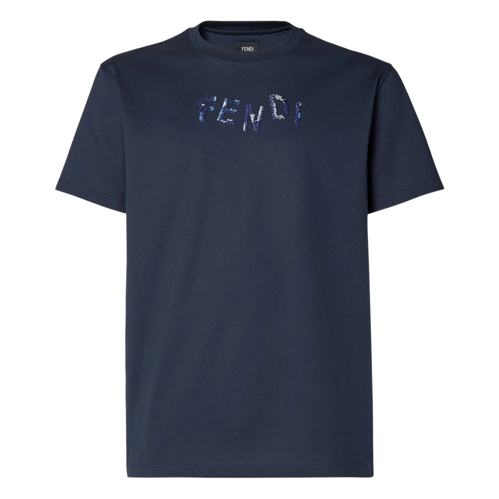 Fendi , Herren, Oberteile, Blau, L - Bild 3