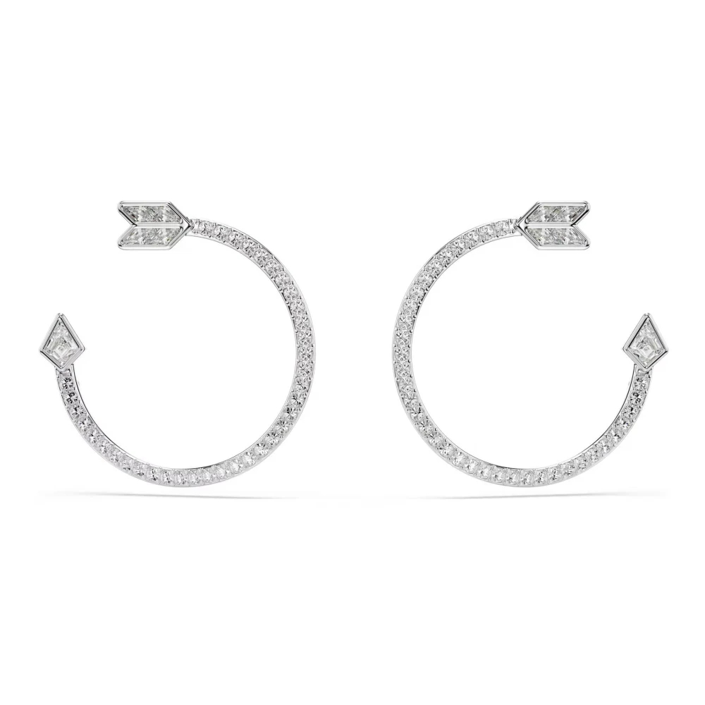 Swarovski - Idyllia Creolen - Accessories - Damen - Grau - One Size - Bild 6
