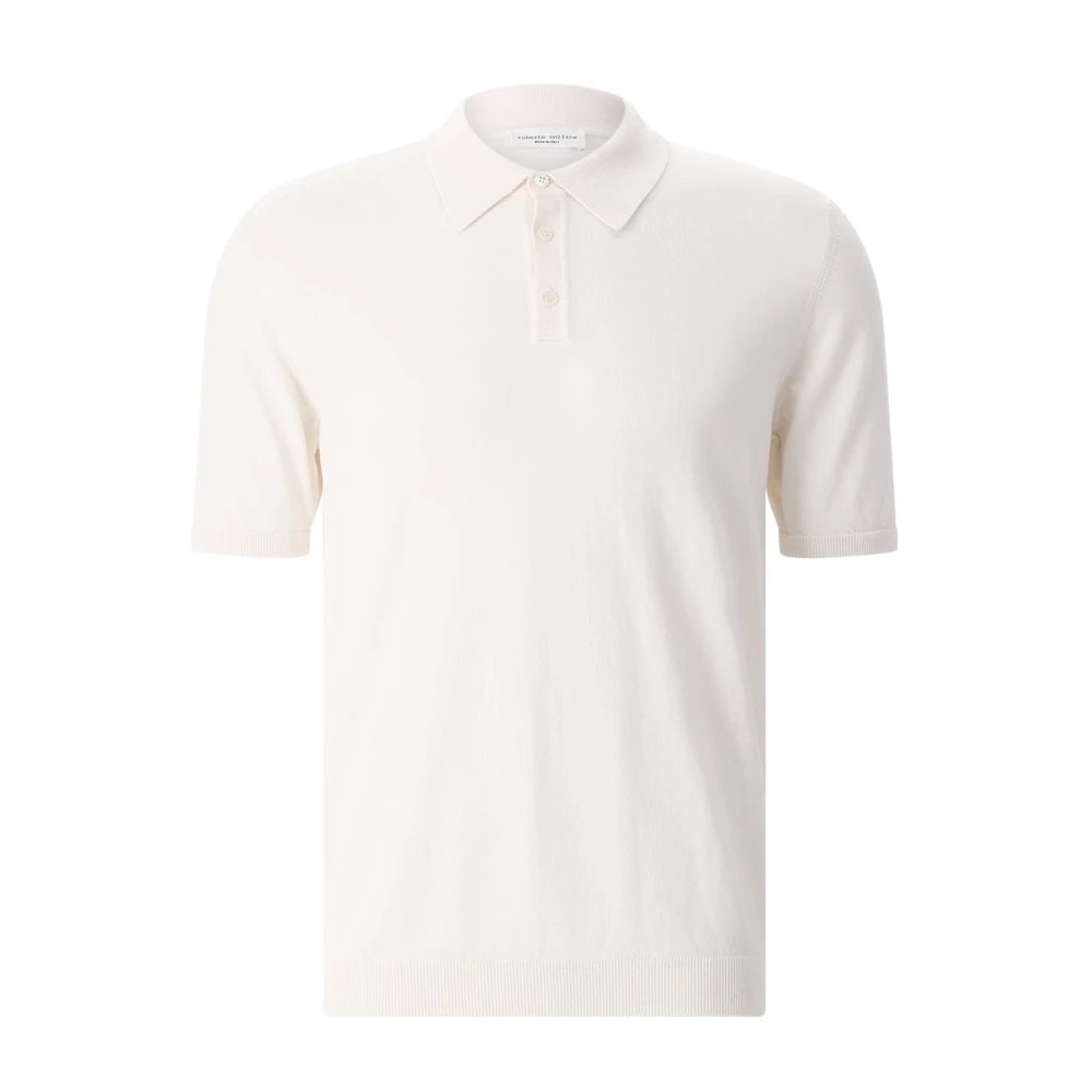 Roberto Collina Herren Weiß - Polo Shirt - Knitwear - 2XL
