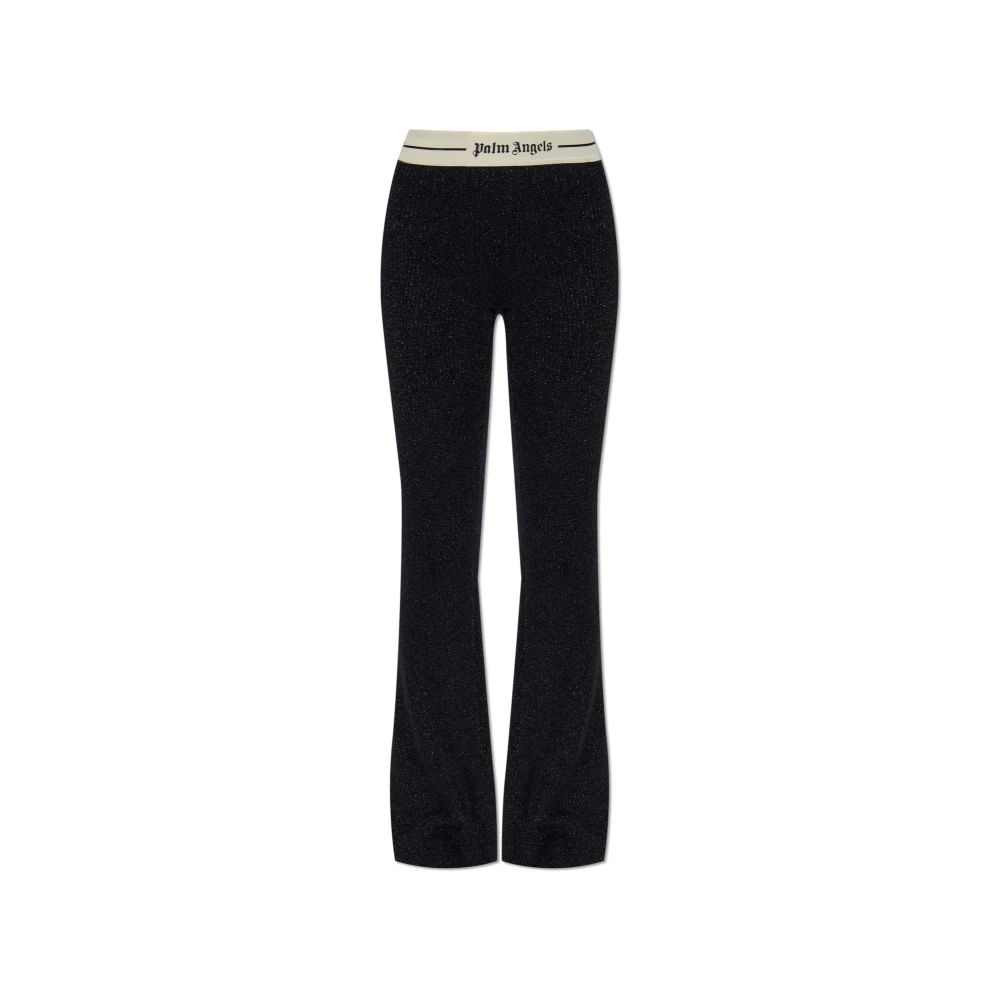 Palm Angels - Gestreifte Hose - Trousers - Damen - Schwarzk - S