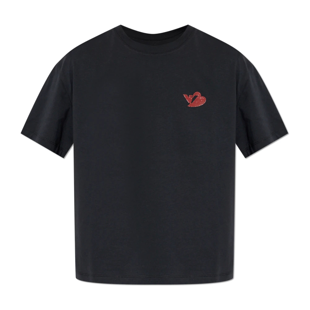 Emporio Armani Damen Schwarz - T-Shirts - Tops - K - L