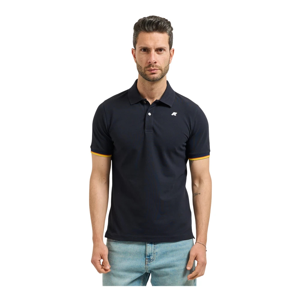 K-Way Herren Blau - Vincent Poloshirt - Tops - 2XL
