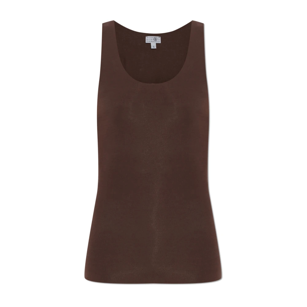 Mm6 Maison Margiela Damen Braun - Lingerie Top - Tops - Xs