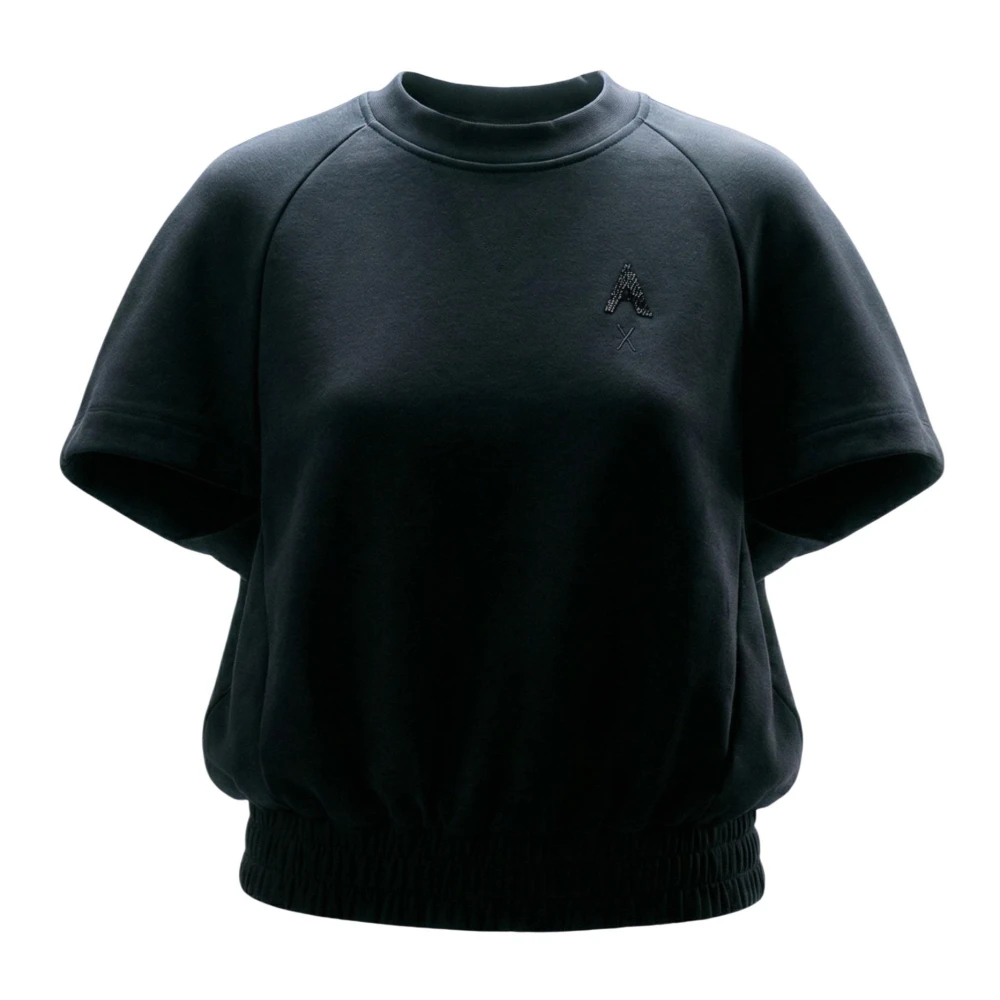 Armani Exchange Damen Schwarz - Crewneck Sweatshirt - Sweatshirts & Hoodies - K - Xs
