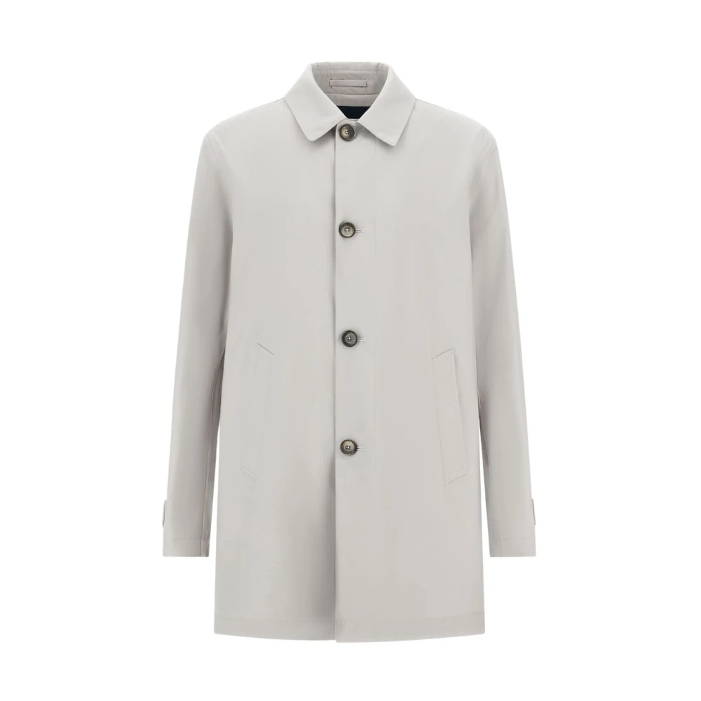 Herno Herren Grau - Einreihiger Mantel - Coats - M