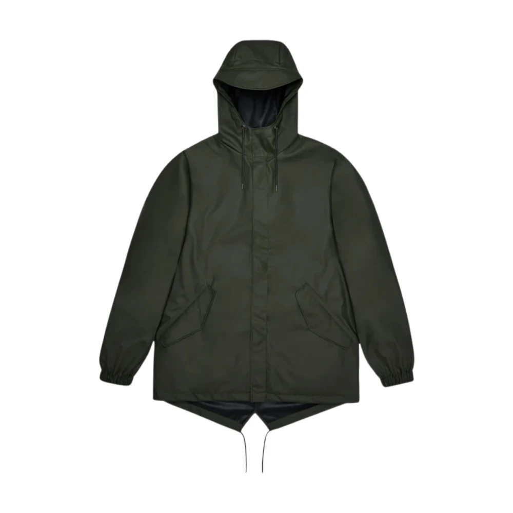 Rains, Unisex, Regenjacken, Fishtail Jacket W3 2025-SS, Grün, (M) - Bild 4