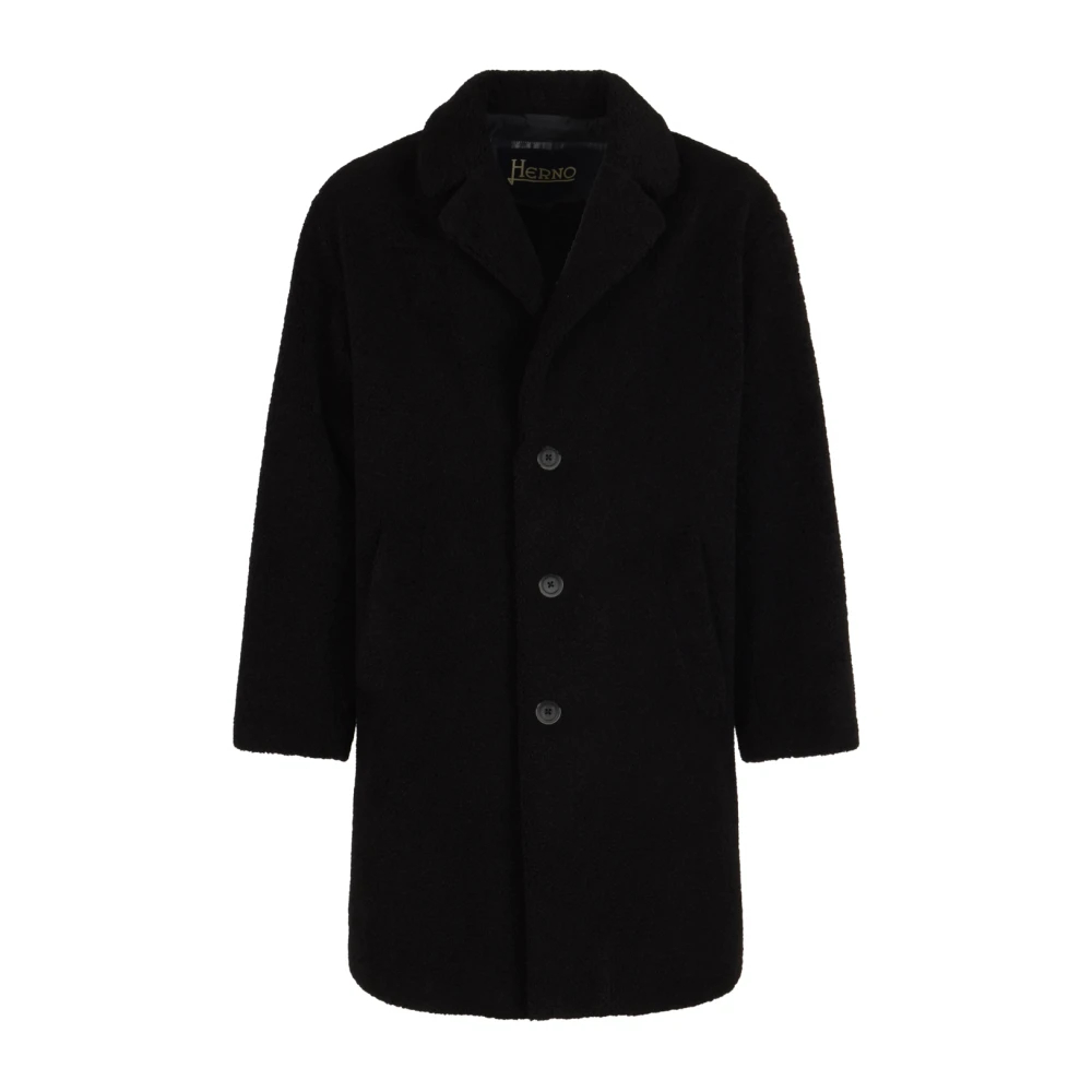 Herno Herren Schwarz - Cappotto Monopetto - Coats - K - M