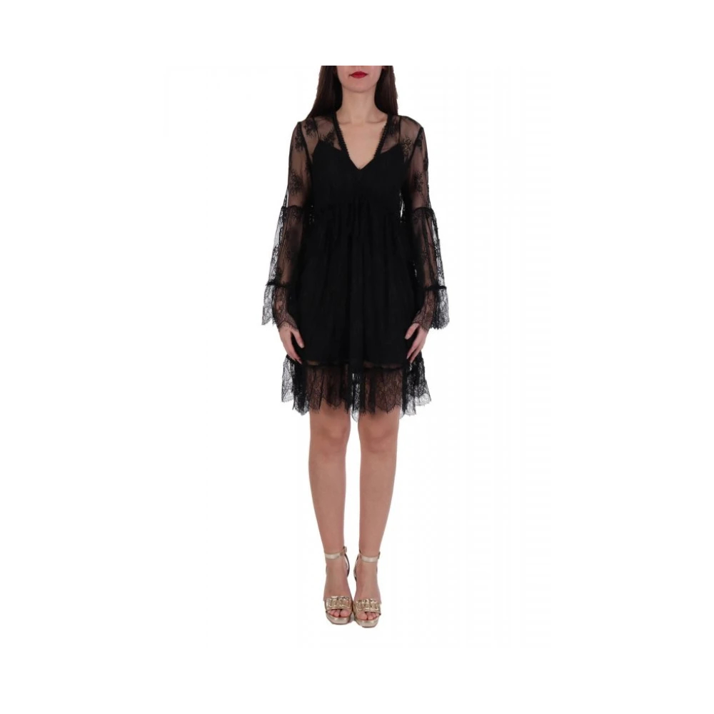 Pinko Damen Schwarz - Short Kleider - Dresses - K - L