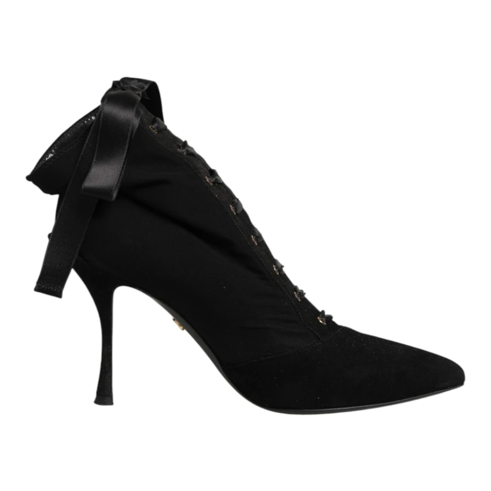 Dolce & Gabbana Damen Schwarz - Kurze Stiefel - Shoes - K - 37 Eu