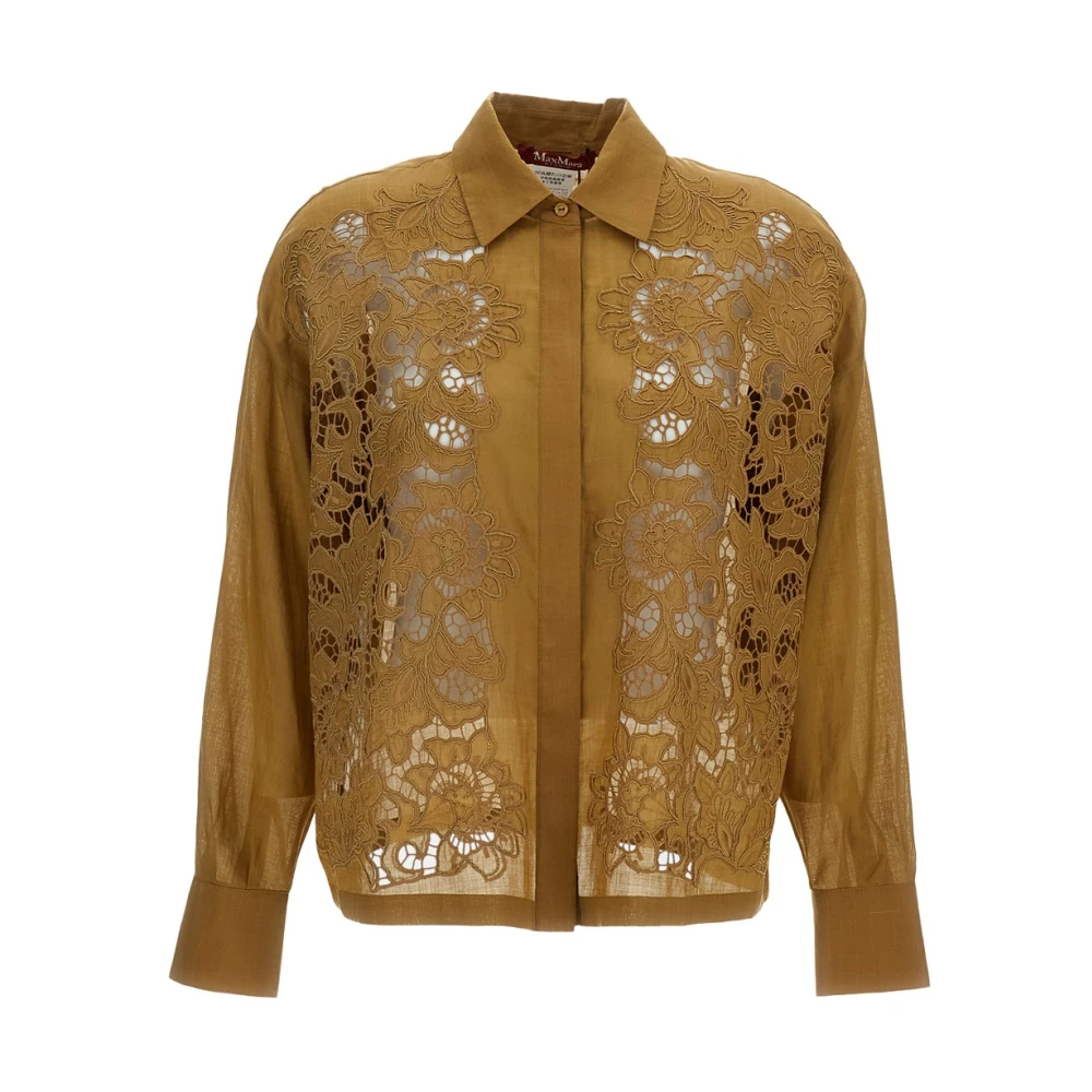 Max Mara Studio Damen Braun - Cali Shirt - Blouses & Shirts - Xs