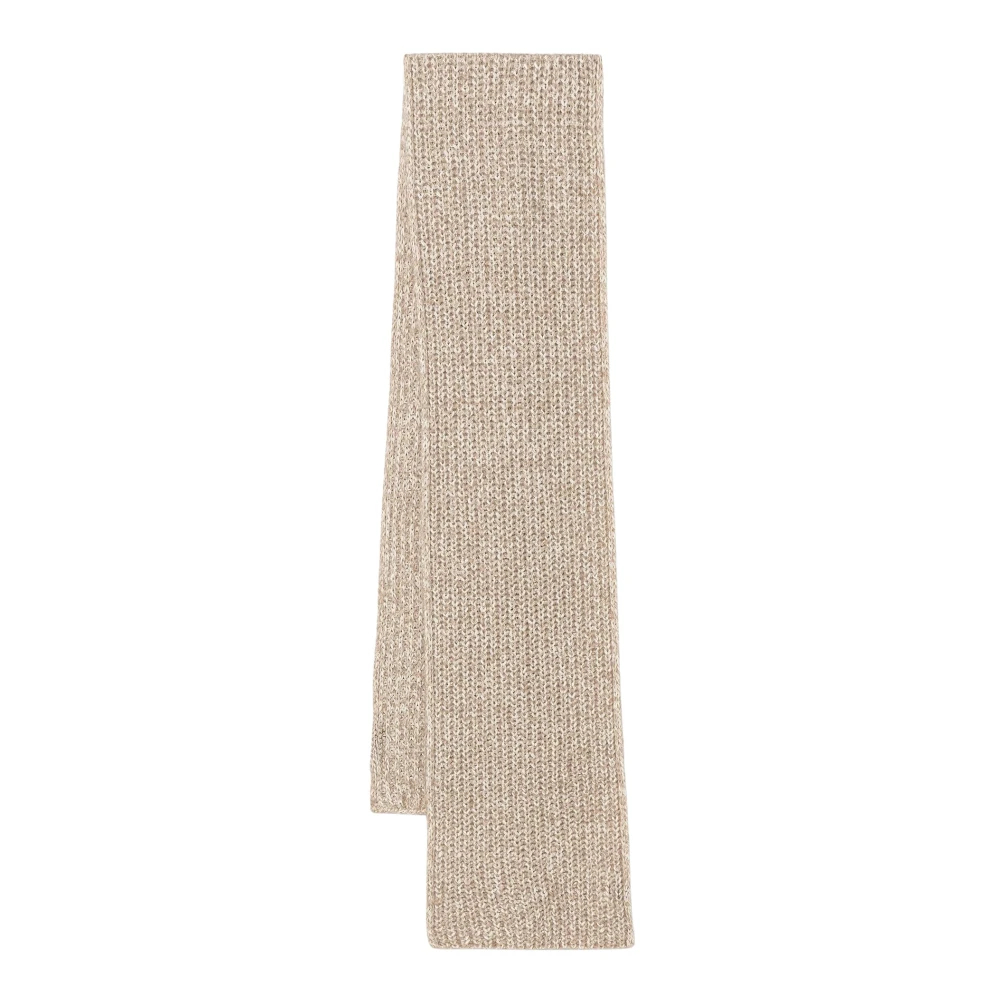 Marc O'polo Damen Marrone Strickschal "Aus Bio-Baumwoll-Mix Mit Alpakawolle", Beige (Light Braun), Obermaterial: 49% Baumwolle, 24% Polyamid, 22% Alpaka, - Image 4