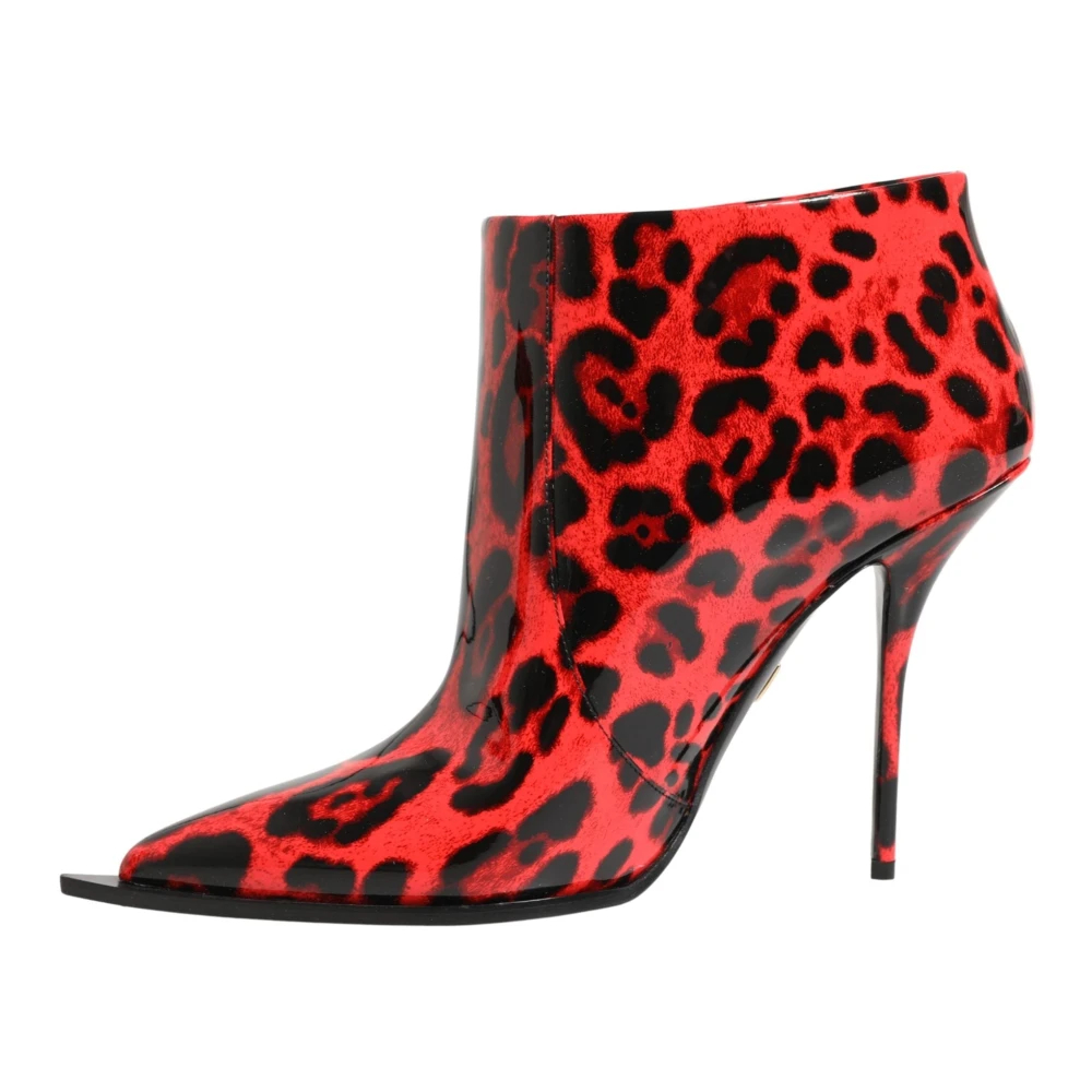 Dolce & Gabbana Damen Rot - Cardinale Ankle Boots - Shoes - 37 Eu