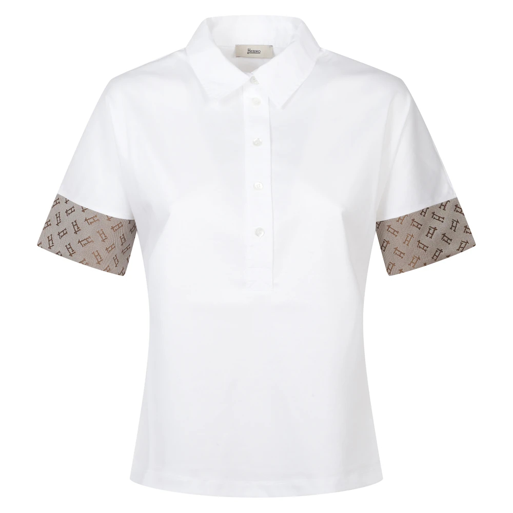 Herno Damen Weiß - Polo Shirt - Tops - M