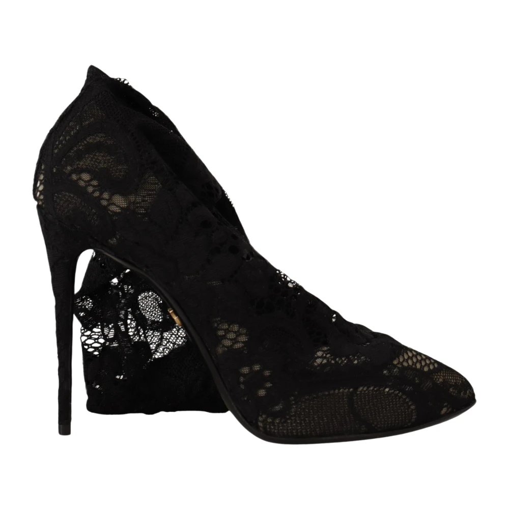 Dolce & Gabbana Damen Schwarz - Ankle Boots - Shoes - K - 37 Eu
