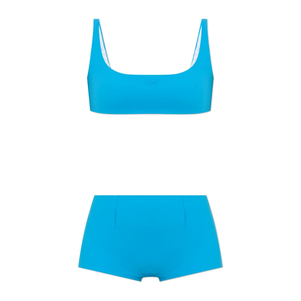 Mm6 Maison Margiela Damen Blau - Zweiteiliger Badeanzug - Swimwear - M