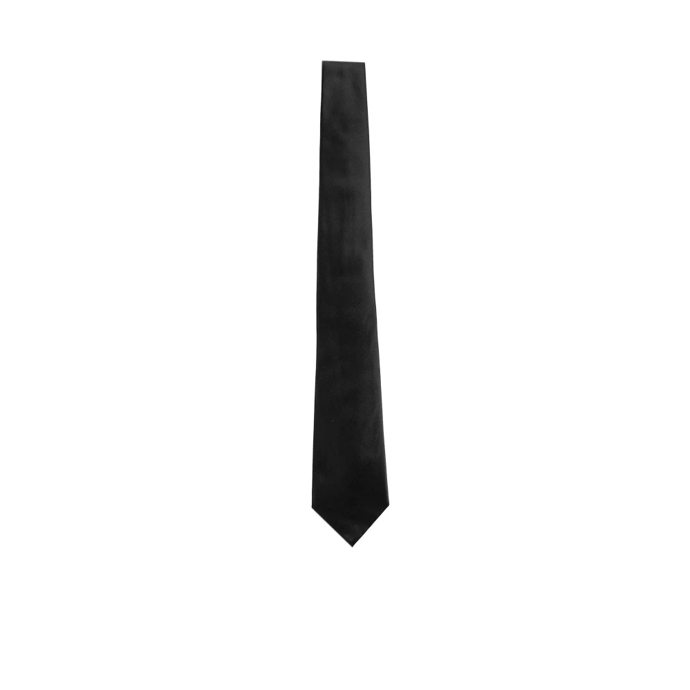 Giorgio Armani Herren Schwarz - Reine Seidenkrawatte - Accessories - K -One Size