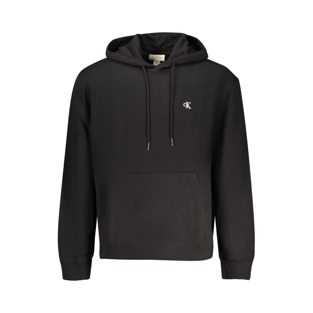 Calvin Klein Herren Schwarz Es Sweatshirt Aus Baumwolle, Mittel - Image 6