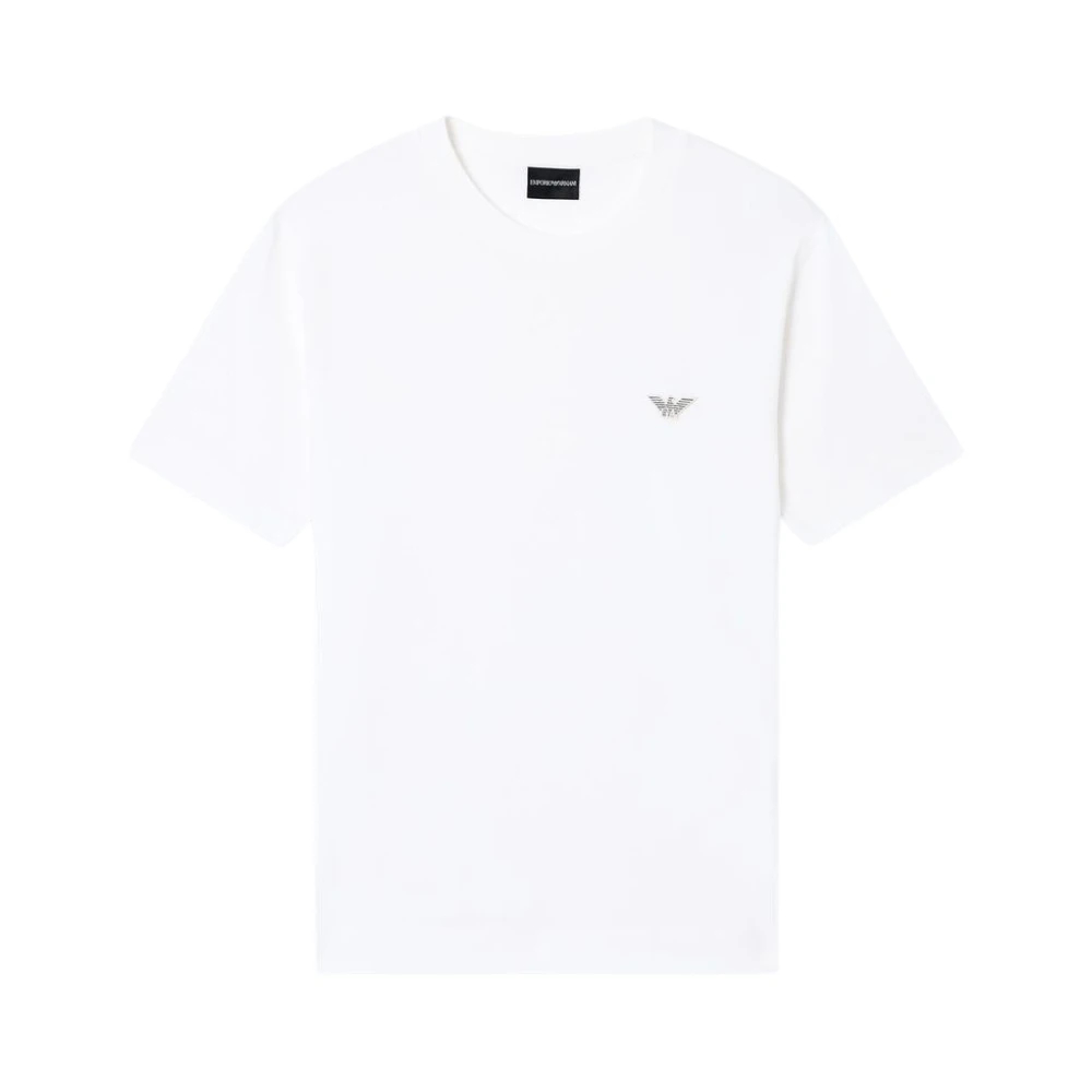 Emporio Armani Herren Weiß - T-Shirt - Tops - Xs