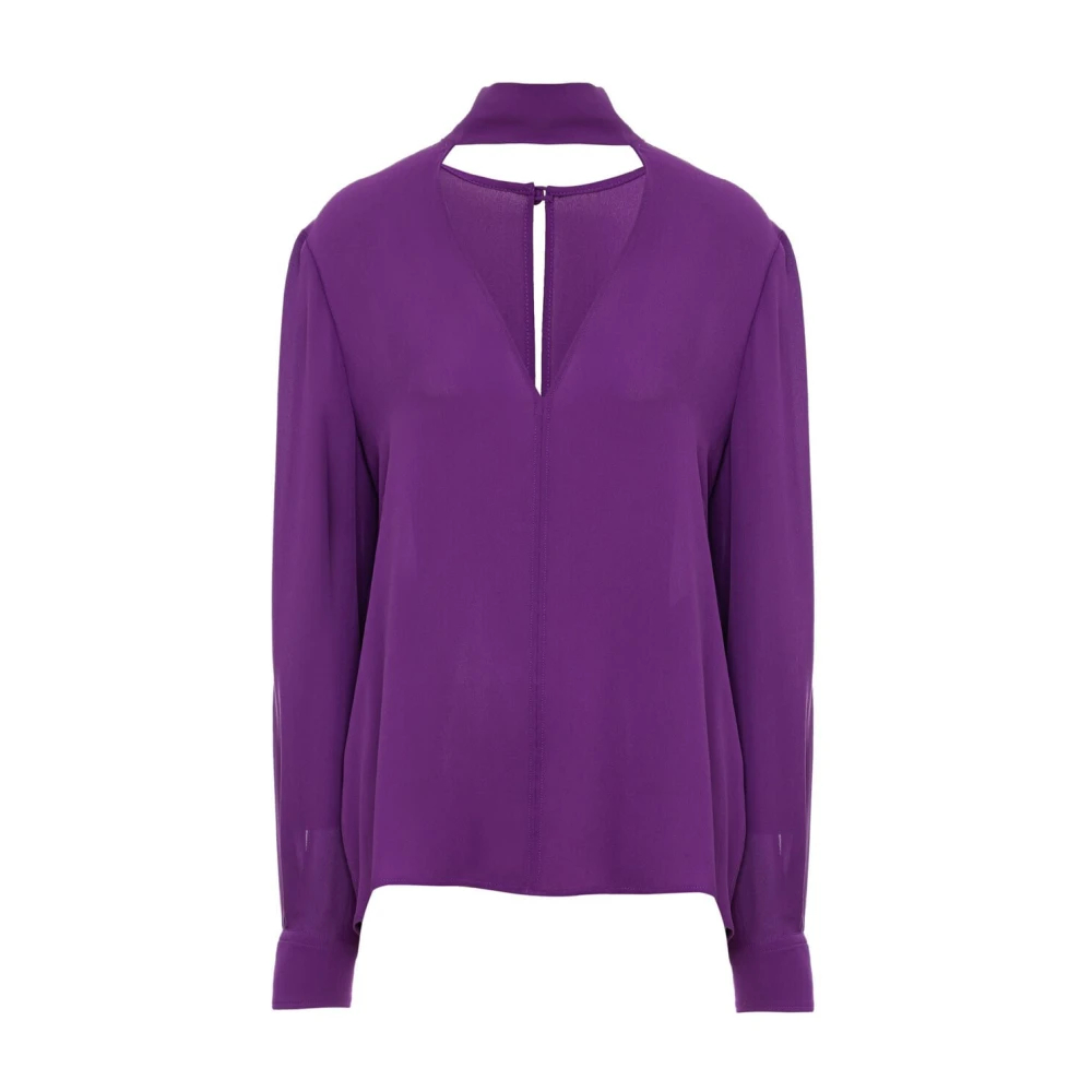 Valentino Garavani Damen Violett - Stilvolle Bluse - Blouses & Shirts - Lila - Xs