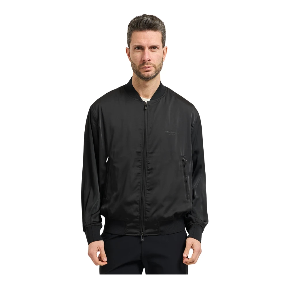 Armani Exchange Herren Schwarz - Ax Jacket - Jackets - K - S