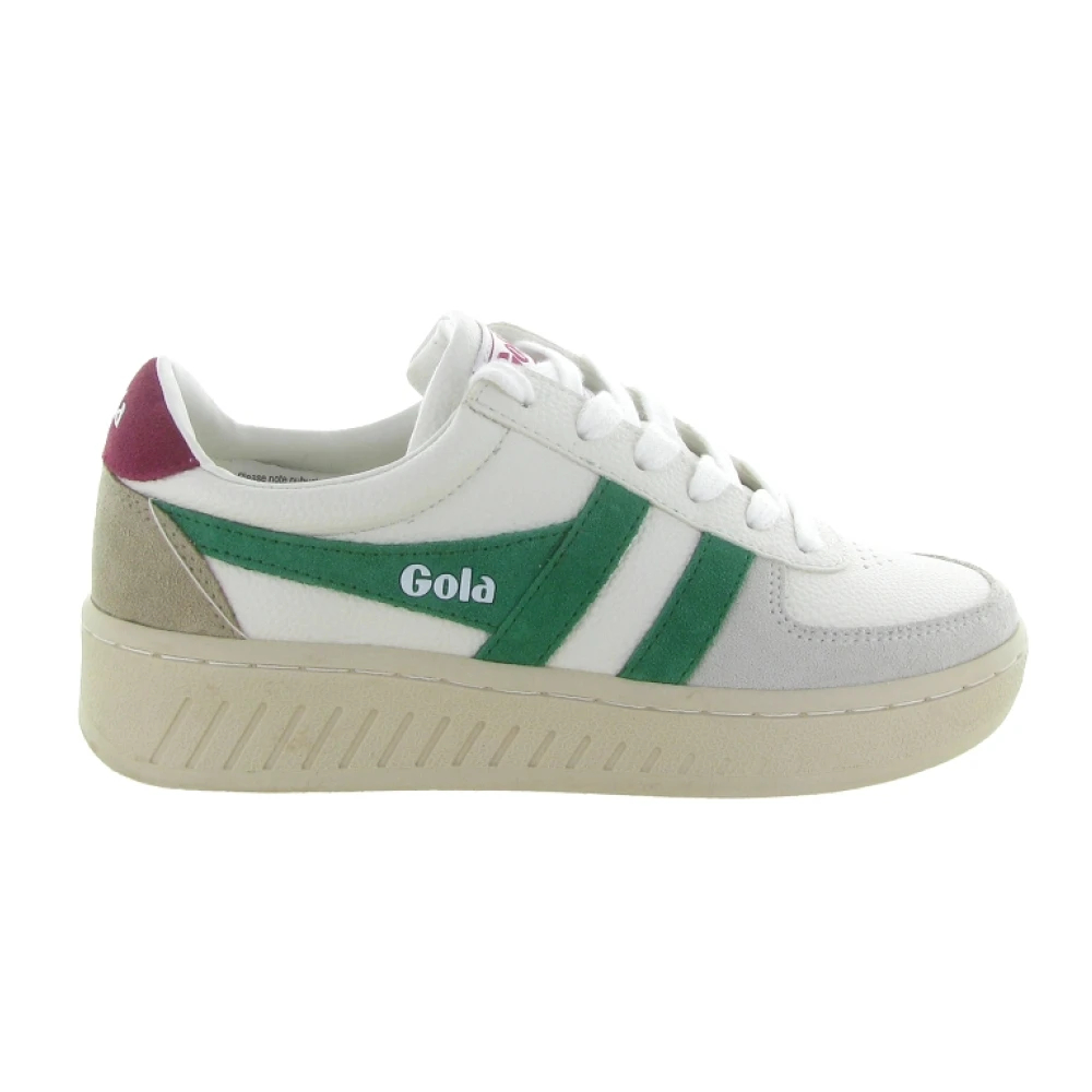 Gola Damen Weiß Sneakers Grandslam Trident - Bild 5