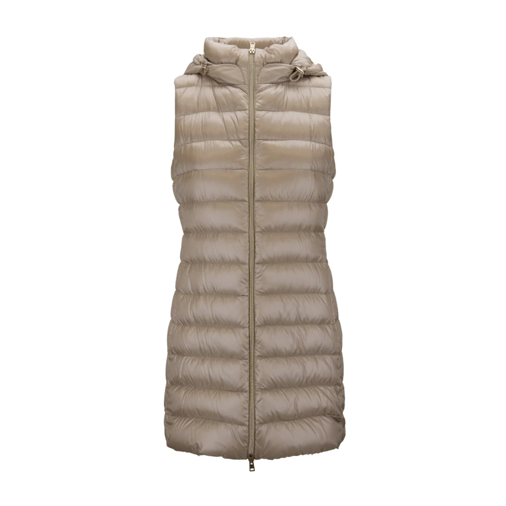 Herno Damen Beige - Kapuzen-Daunenweste - Jackets - S