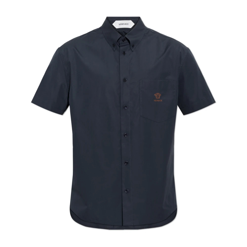 Versace Herren Blau - Pocket Shirt - Shirts - 2XL