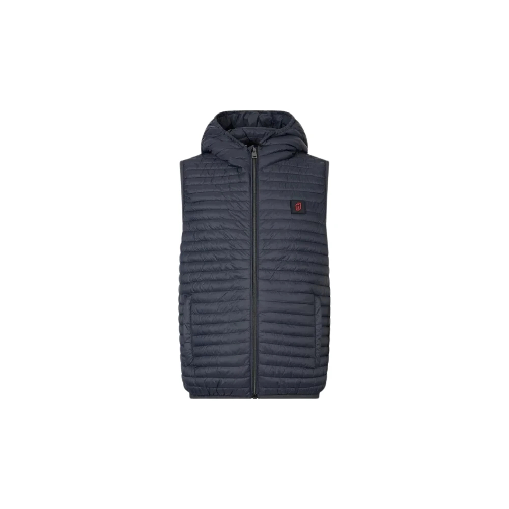 Liu Jo Herren Blau - Wattierter Gilet - Jackets - S
