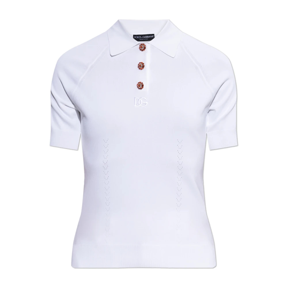 Dolce & Gabbana Damen Weiß - Polo Shirts - Tops - Xs