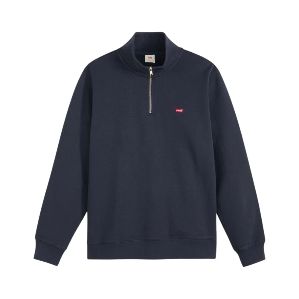Levis, Herren, Pullover, Sweatshirt Casual Bequem sitzend ORIGINAL HM 1/4 ZIP, Blau, (XL) - Bild 12