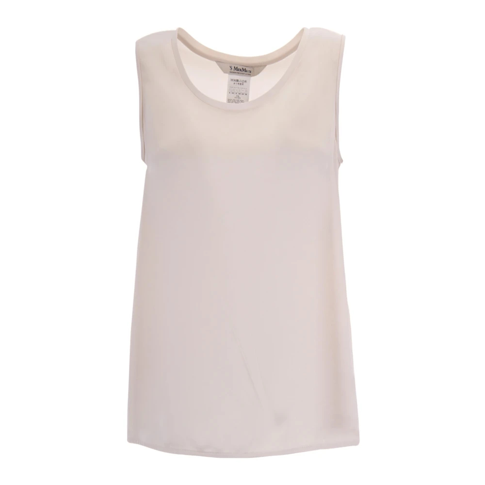 Max Mara Studio Damen Beige - Ärmellose Oberteile - Tops - S