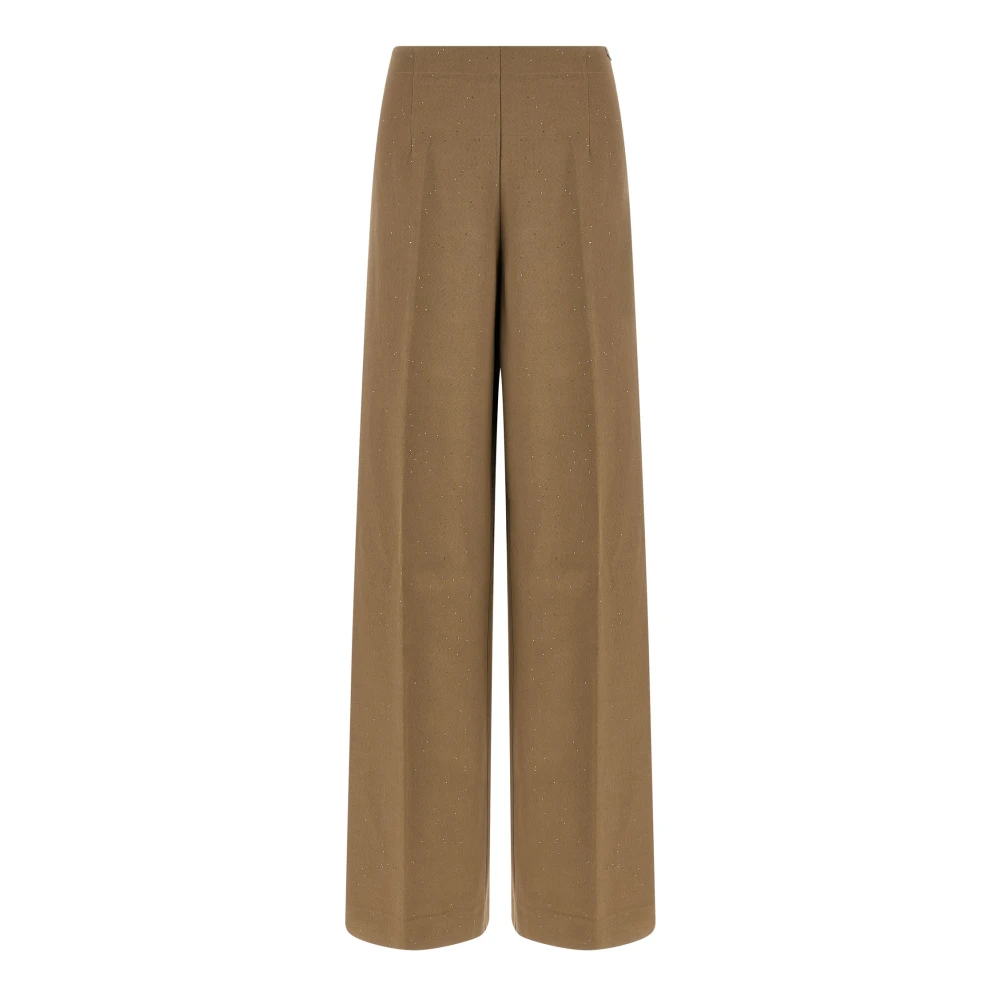 Herno Damen Braun - Micro Paillettenhose - Trousers - Xs