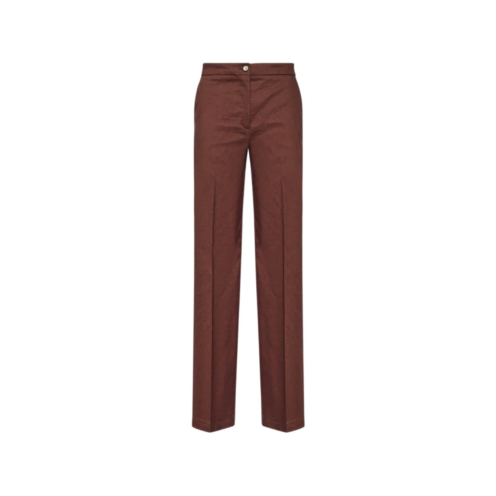 Pinko - Weite Hosen - Trousers -Damen -Braun -L