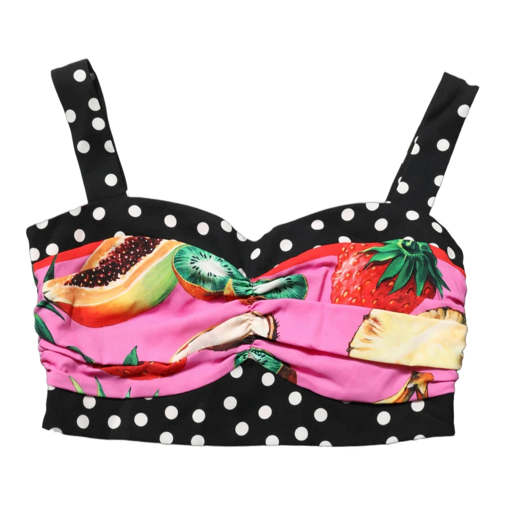 Dolce & Gabbana Damen Multicolor - Ärmellose Oberteile - Tops - Mehrfarbig - 3XS
