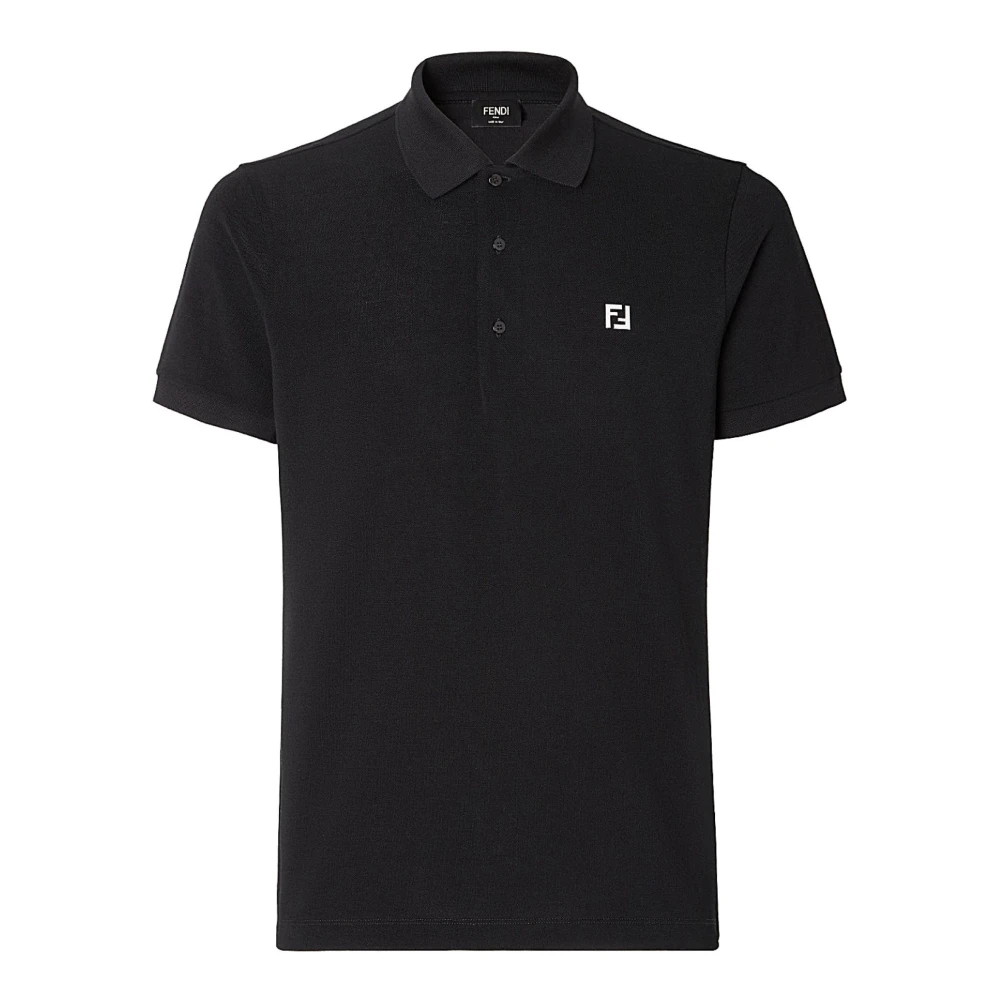 Fendi Herren Schwarz - Polo Shirt - Tops - K - S