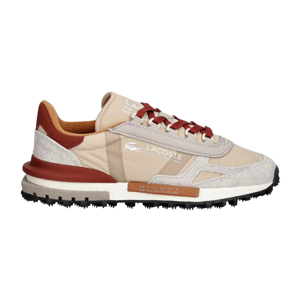 Lacoste Damen Grey,Light Tan Sneakers Elite Active Grey/ Light Tan Eur Größe 39 - Bild 5