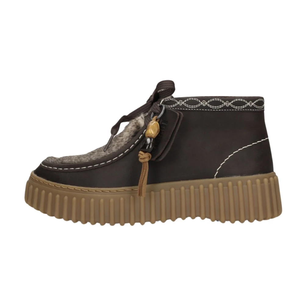 Clarks Damen Braun Schnürschuhe Torhill Moss 26327772 - Bild 3