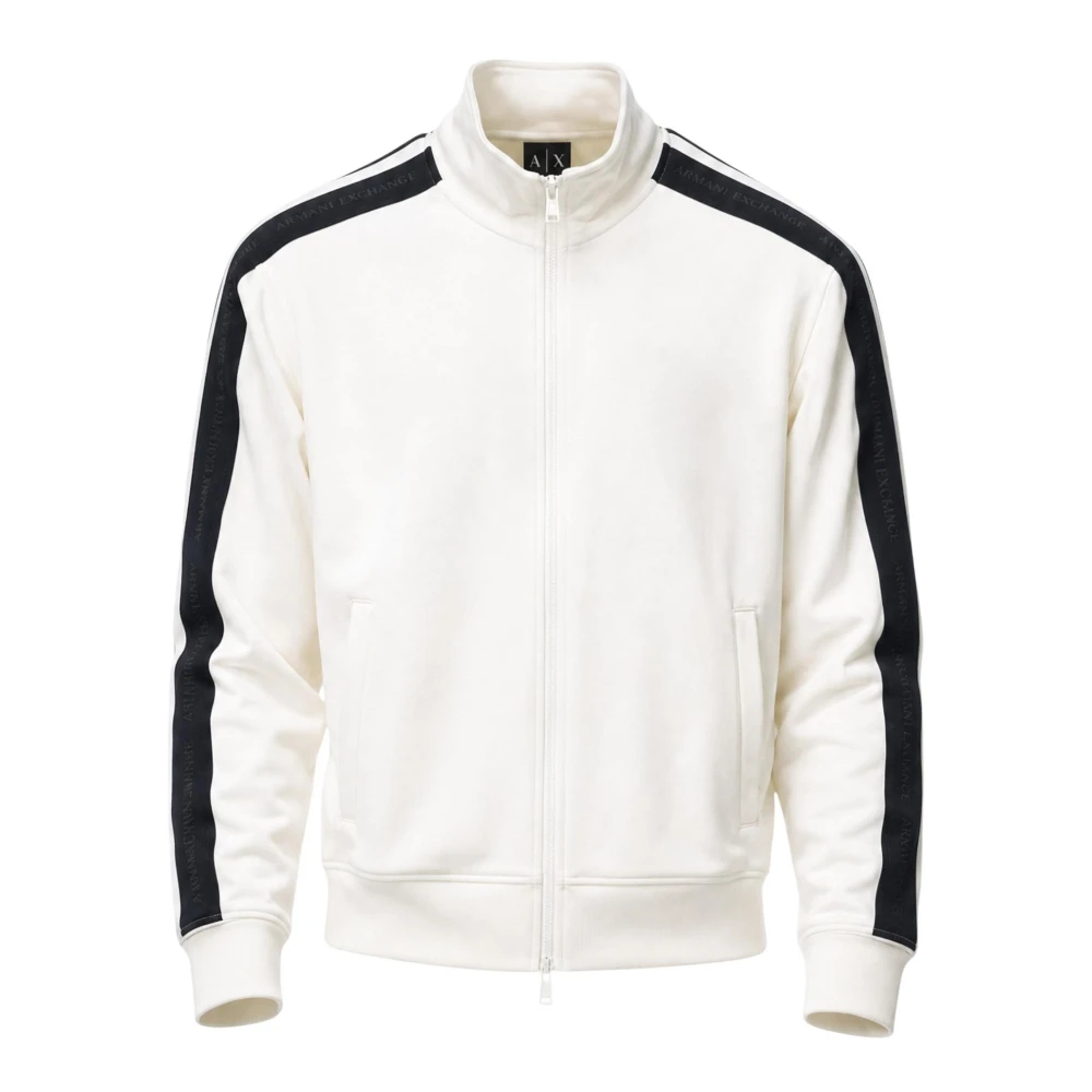 Armani Exchange - Full Zip Sweatshirt - Sweatshirts & Hoodies - Herren - Weiß - M - Bild 6