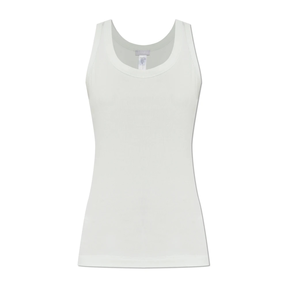 Hanro Damen Grün - Geripptes Top - Tops - Xs