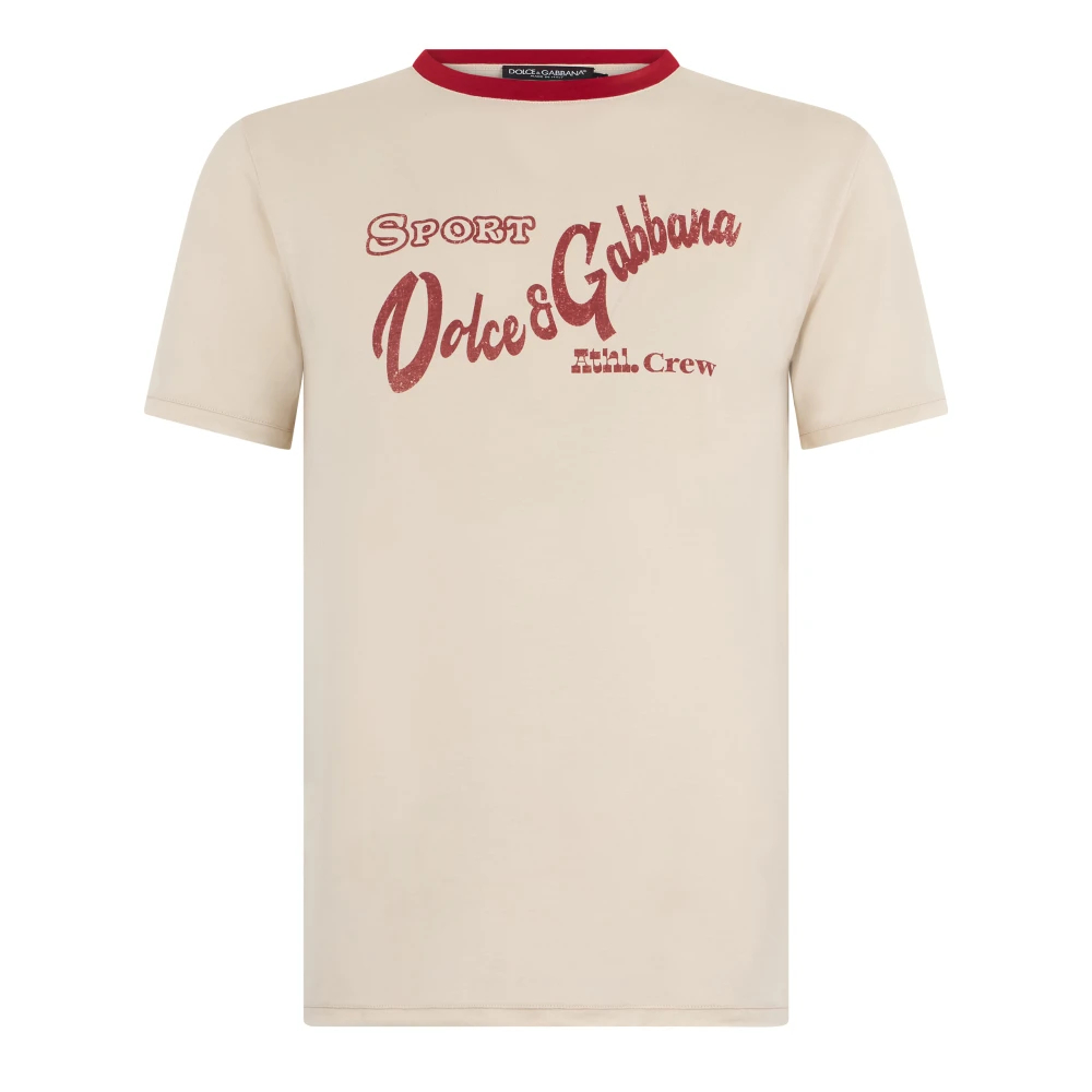 Dolce & Gabbana Herren Beige - T-Shirts - Tops - M