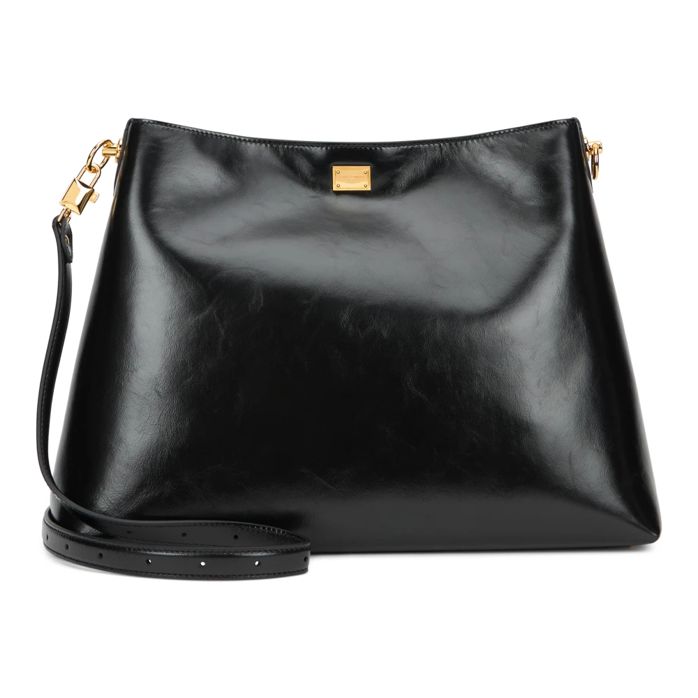 Dolce & Gabbana - Vittoria Große Schultertasche - Bags - Damen - Schwarzk - One Size - Bild 9
